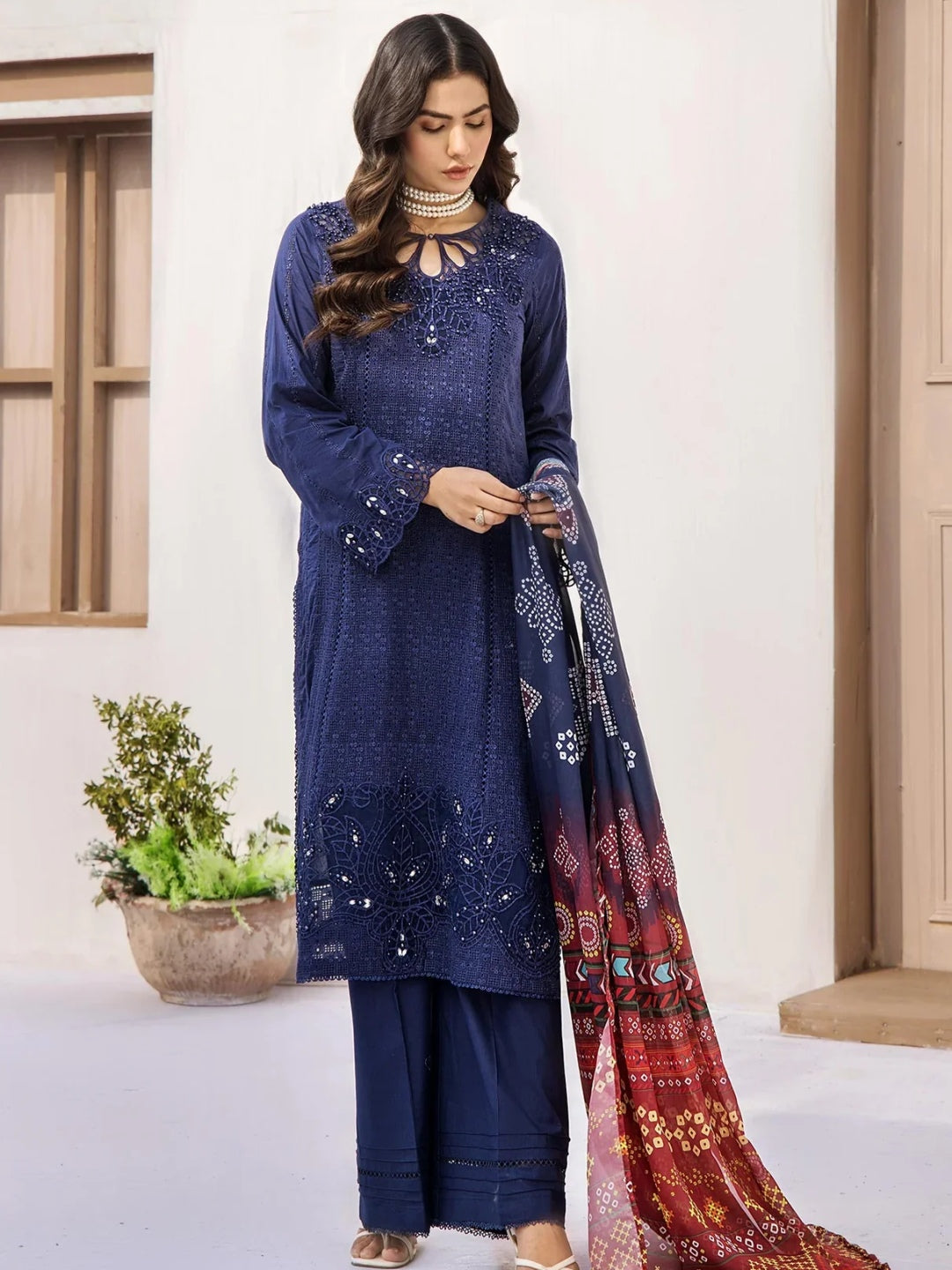 Buy Lawn Schiffli Embroidery Salwar Kameez - Pakistani Dress - C1272A | Fabricoz USA Buy Lawn Schiffli Embroidery Salwar Kameez - Pakistani Dress - C1272A | Fabricoz USA