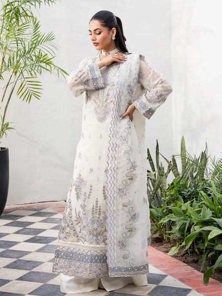 Pakistani Salwar Kameez - Tarz Embroidered Chiffon
