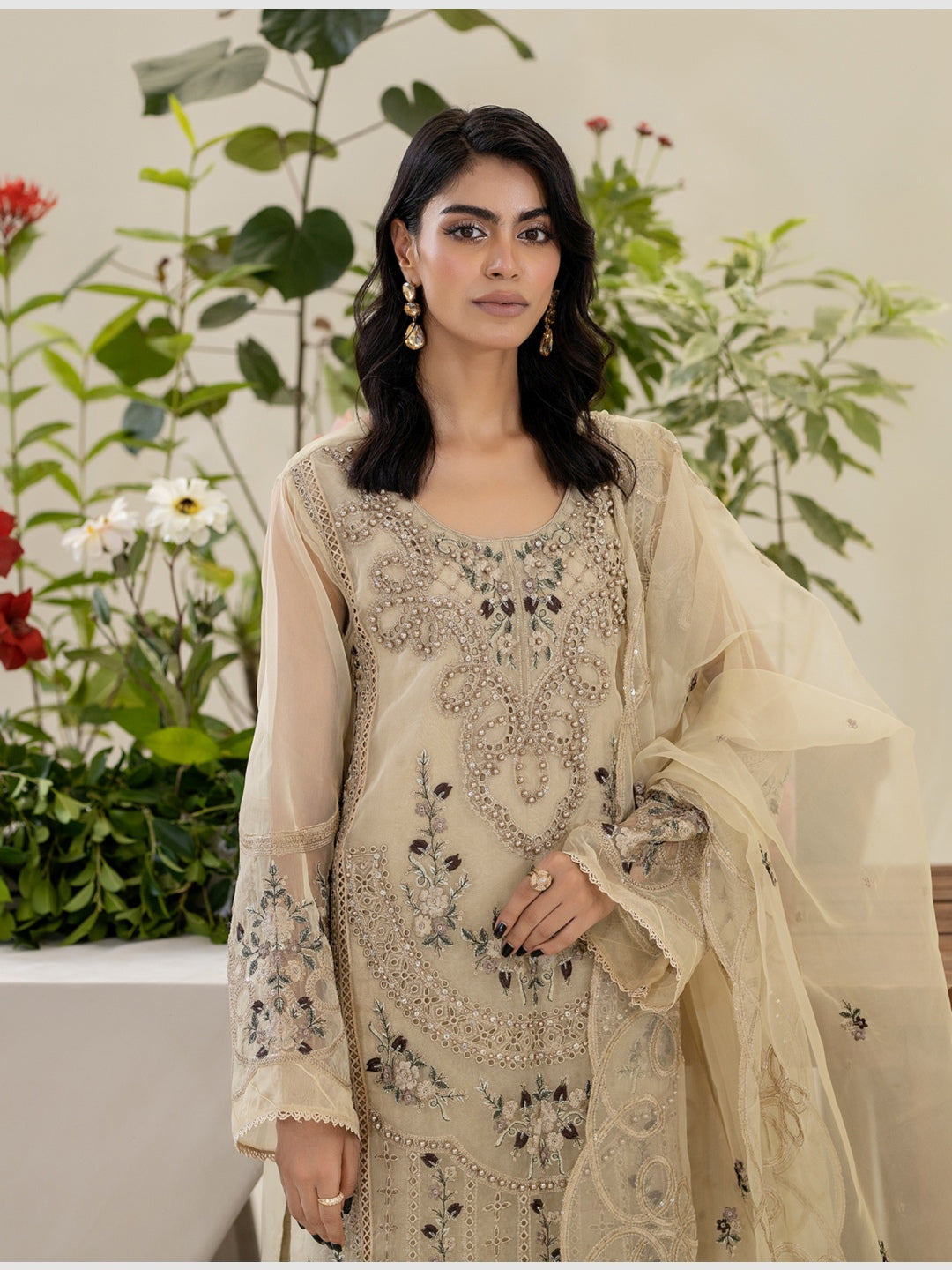 Luxury Embroidered Organza Luxury Embroidered Organza