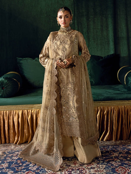  Pakistani Dress - Chiffon Sequence Embroidered