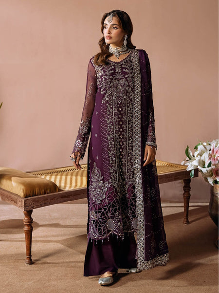  Salwar Kameez - Chiffon Sequence Embroidered