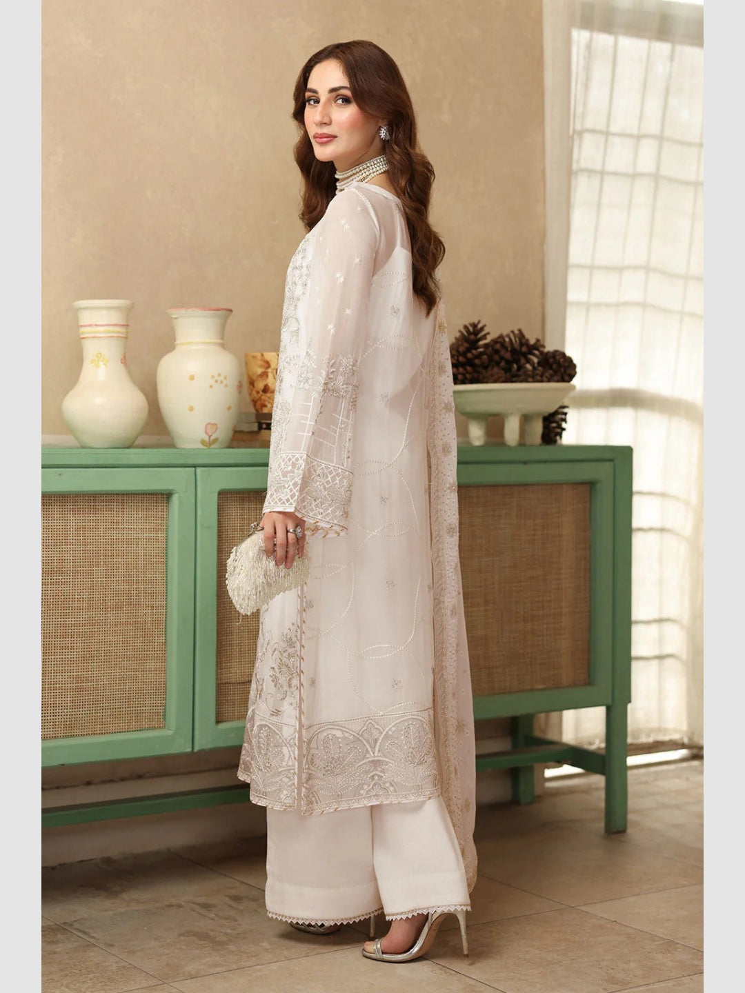 Chiffon Embroidered Sequence