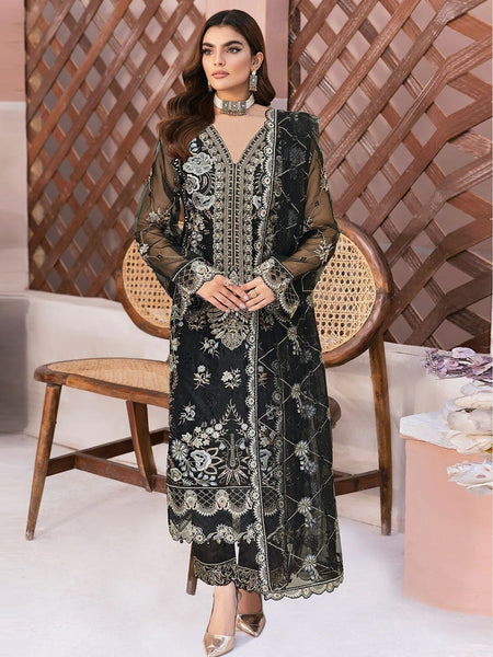 Organza Net Sequences Salwar Kameez by Fabricoz USA