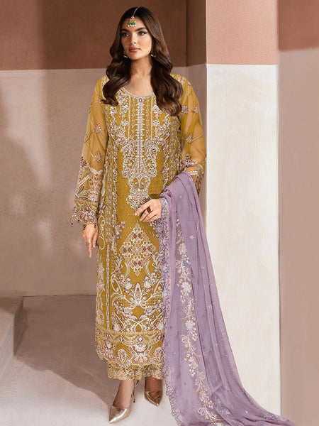 Organza Net Sequences Salwar Kameez by Fabricoz USA