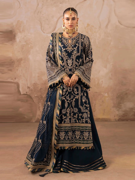 Luxury Embellished Chiffon Wedding Dress by Fabricoz USA