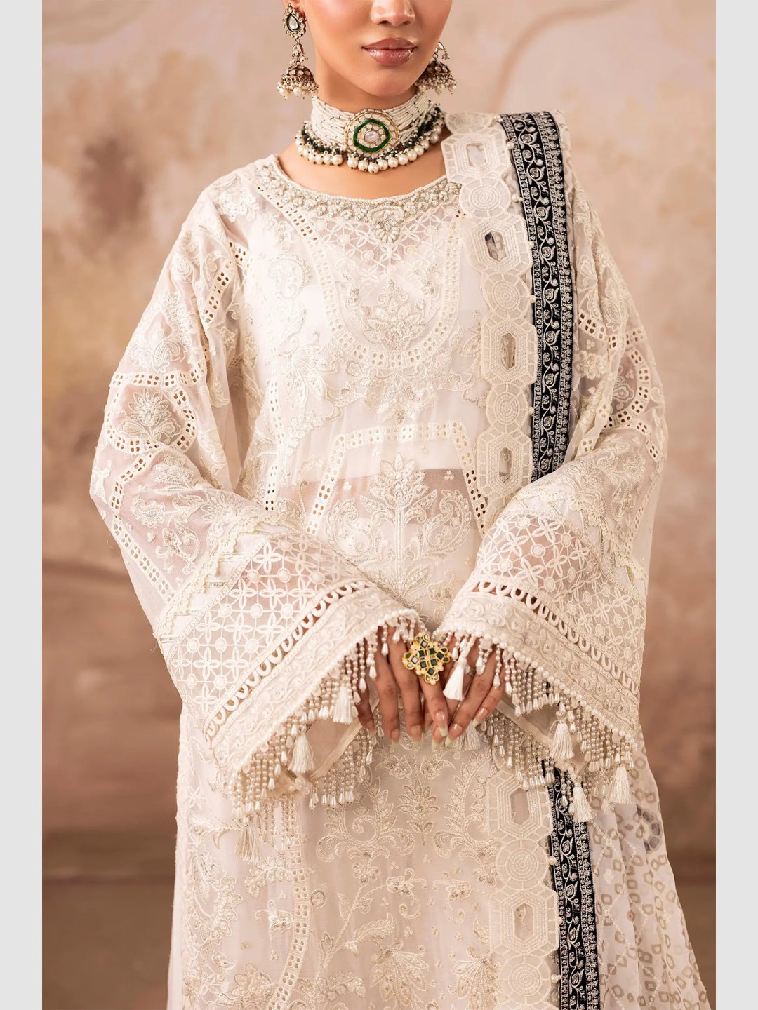 ivory pakistani dress Ivory - Pakistani Bridal Designer Wear