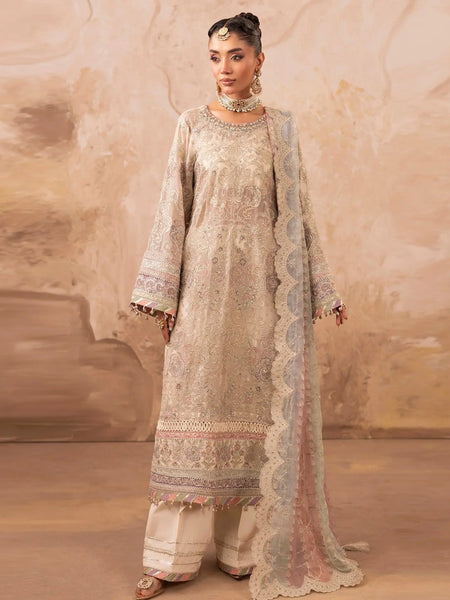 Luxury Embellished Chiffon Wedding Dress by Fabricoz USA