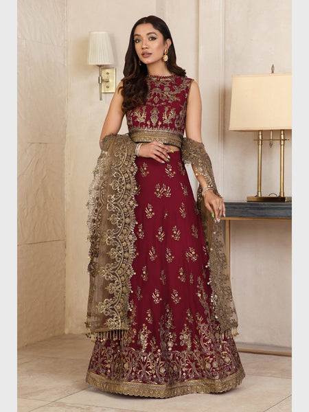 Pakistani Salwar Kameez - Sequins Embroidered Chiffon