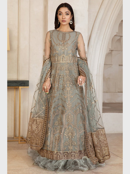 Pakistani Salwar Kameez - Sequins Embroidered Chiffon