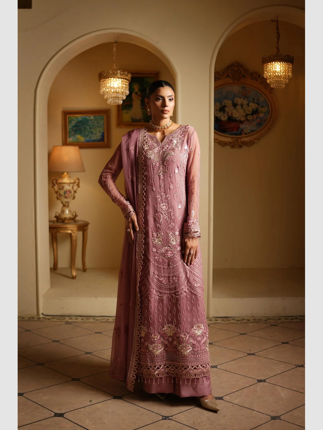 dusty pink asian wedding dress Traditional Vietnamese Wedding Bridal lace Ao Dai in blush pink