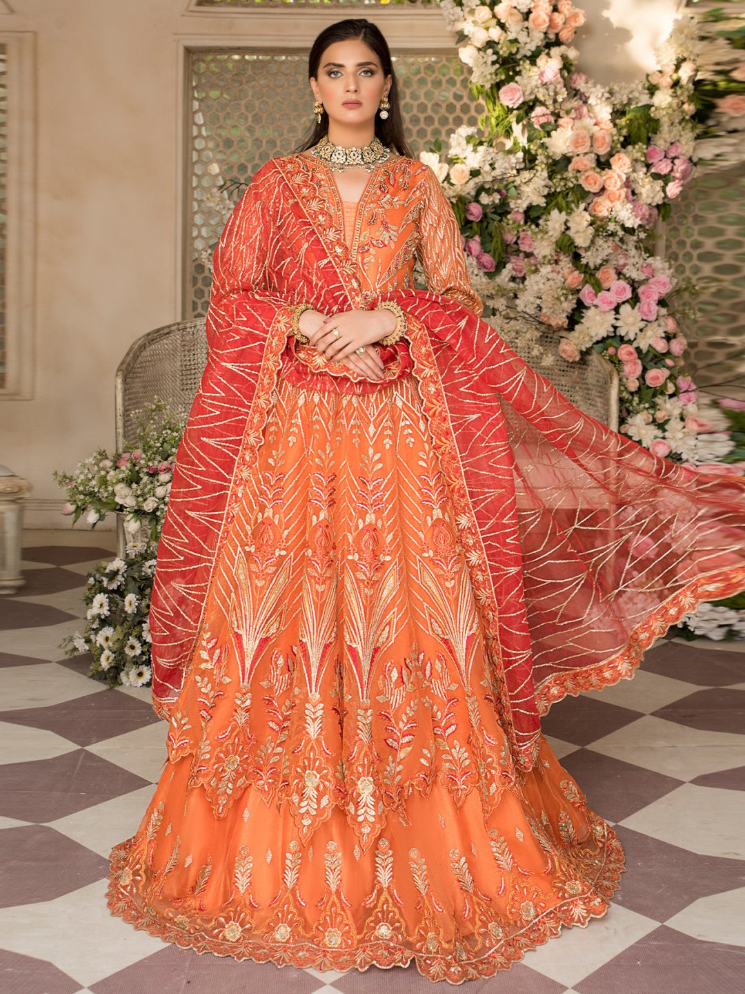 pakistani maxi dress Red | Ayzel | Fleur De Lis Formals23 Pakistani Open Style Long Maxi in Gray Color with Magnificent Look emblazoned with beautiful embroidery Pakistani Maxi Cheap Maxi Long
