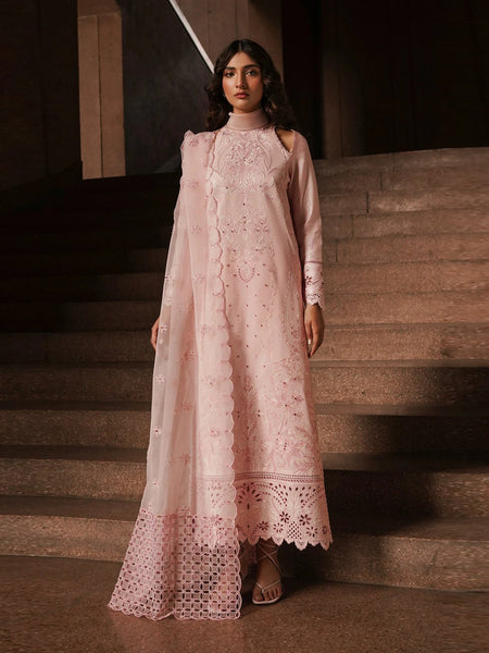 Pakistani Salwar Kameez - Lawn Chiffon Embroidery