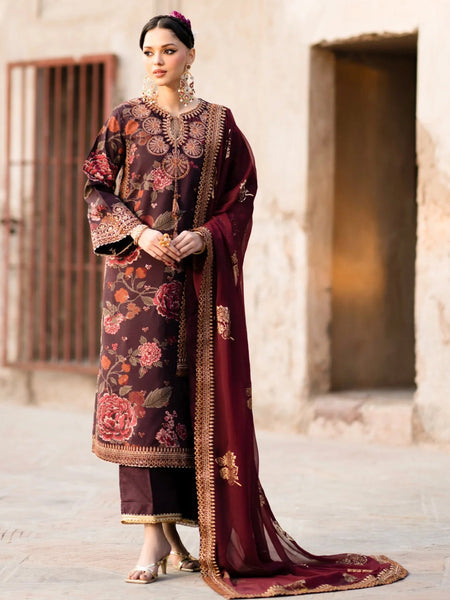 Red Salwar Kameez - Xenia Luxe Silk