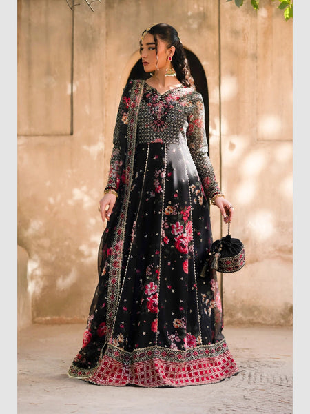 Red Salwar Kameez - Xenia Luxe Chiffon