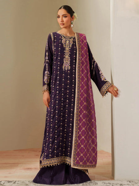 Pakistani Salwar Kameez - Luxe Chiffon Fleur
