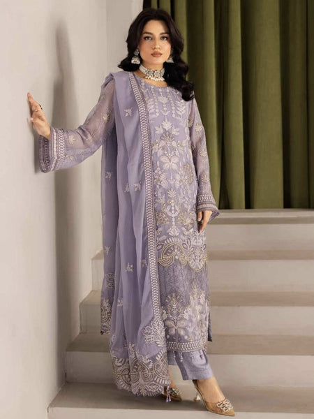 Chiffon Viscose Embroidery Pakistani Dress by Fabricoz USA