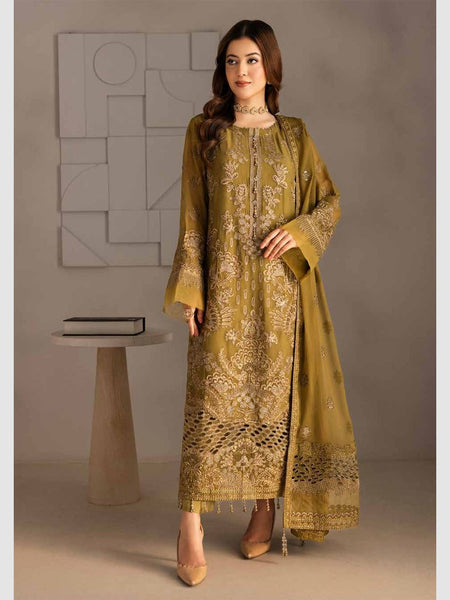 Chiffon Viscose Embroidery Pakistani Dress by Fabricoz USA