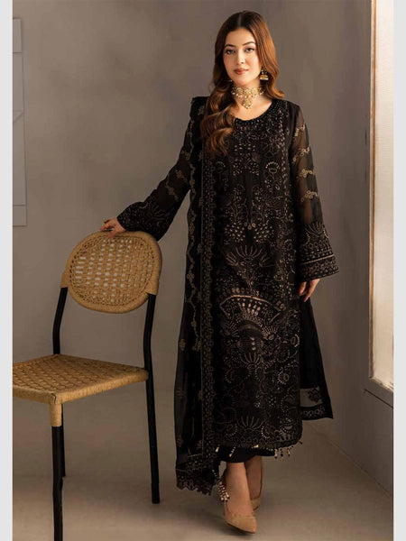 Chiffon Viscose Embroidery Pakistani Dress by Fabricoz USA