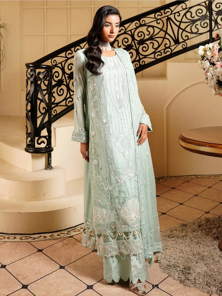 Pakistani Dress - Embroidered Fine Chiffon