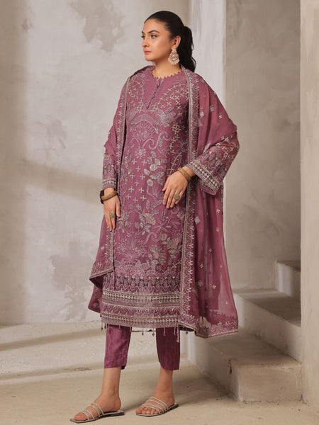 Pant Pakistani Dress - Exclusive Embroidered Chiffon
