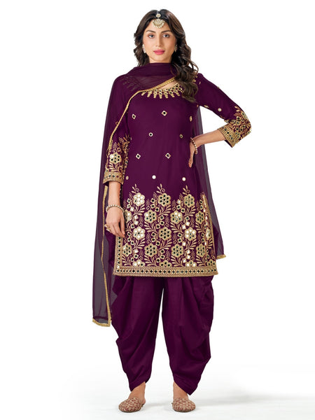 Casual Salwar Kameez - Art Silk Embroidery