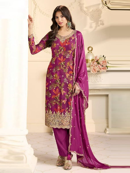 Chinon Embroidered Indian Dress by Fabricoz USA