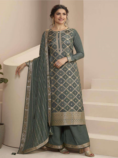 Straight Indian Dress - Art Silk Zari