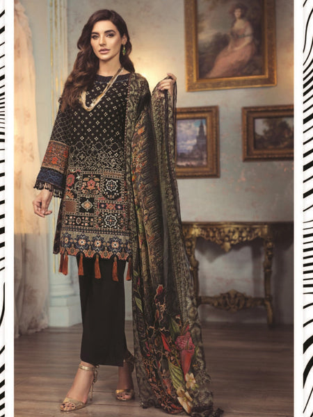 Pakistani Salwar Kameez - Embroidered Premium Lawn