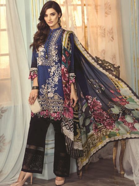 Pakistani Salwar Kameez - Embroidered Premium Lawn