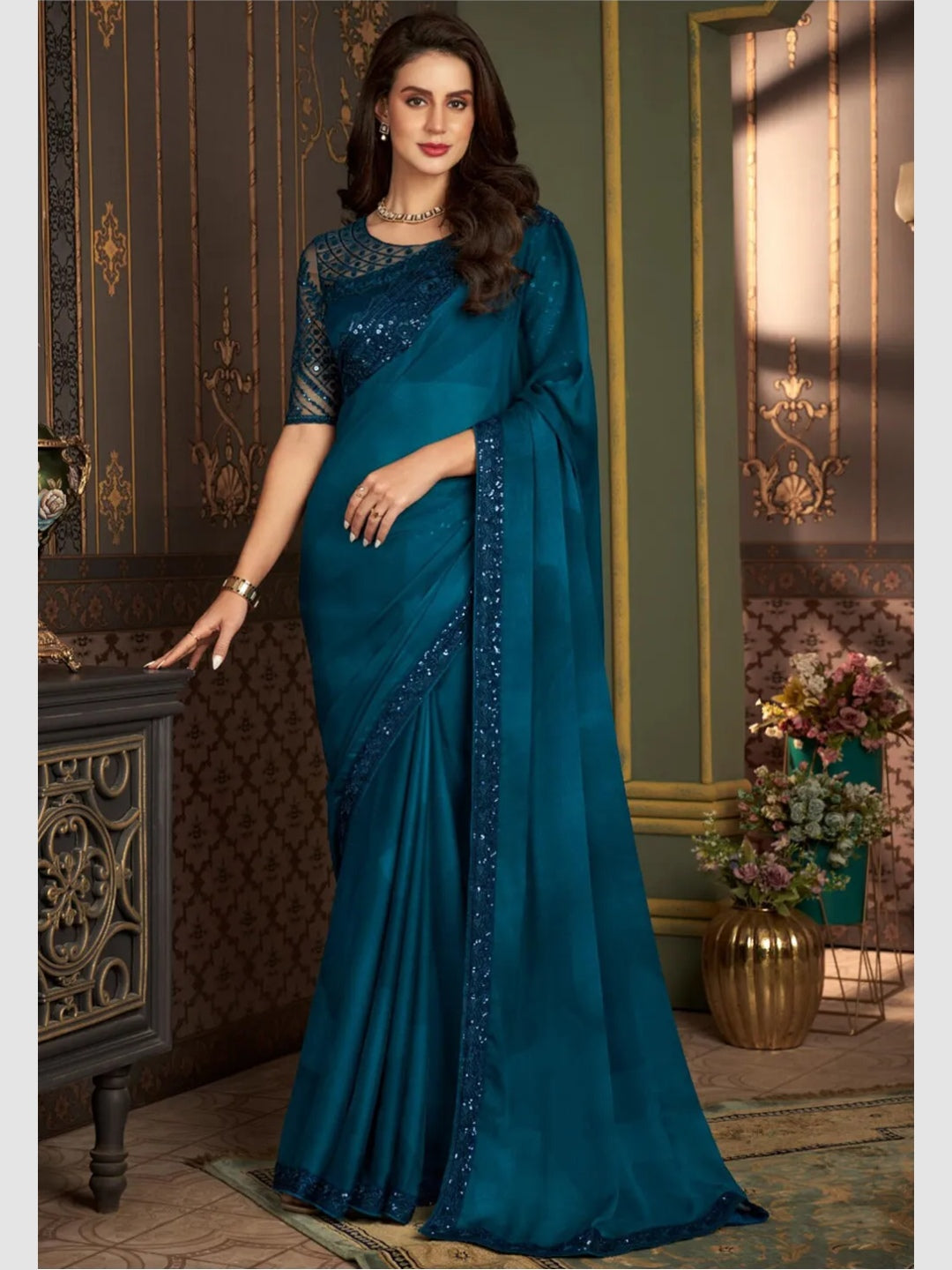 dresses made from old chiffon sarees Western Dresses Made from Sarees: Reinventing Tradition with Style Shinisha
