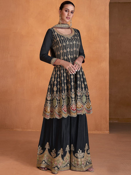 Silk Salwar Kameez - Real Chinnon Silk