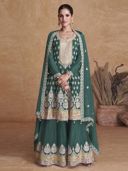  Salwar Kameez - Embroidery Real Chinon