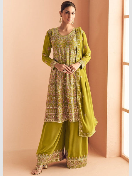 Indian Dress - Embroidered Real Georgette