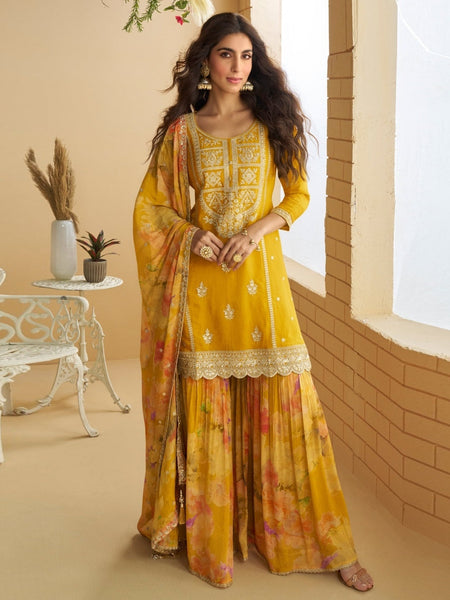 Chinon Silk Indian Dress by Fabricoz USA