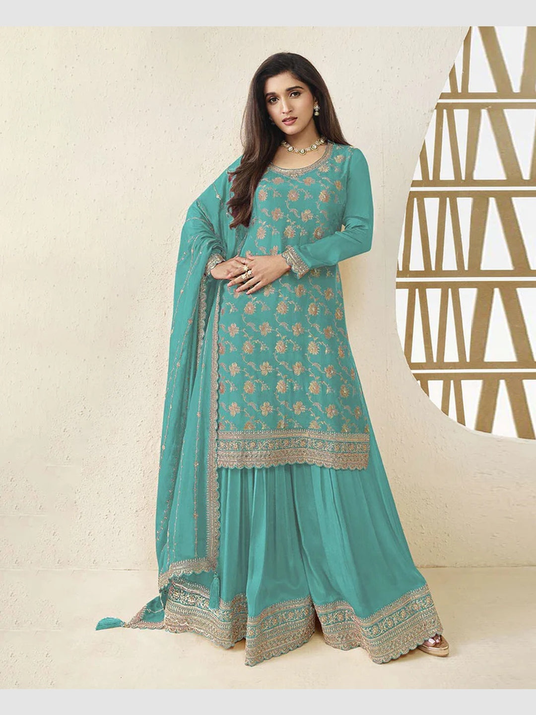 saoirse ronan green dress Buy Indian Dress main image 0