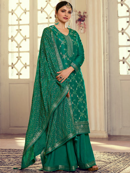  Salwar Kameez - Embroidery on Jacquard