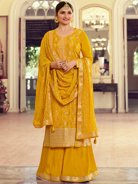  Salwar Kameez - Embroidery on Jacquard