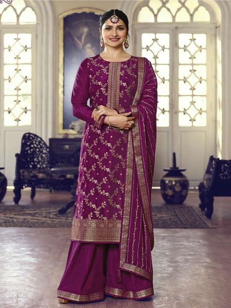  Salwar Kameez - Embroidery on Jacquard