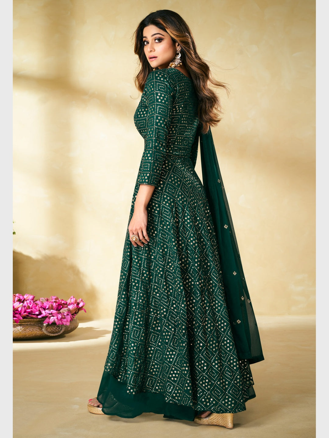 Sayuri Indian Dresses Real Georgette Anarkali Dress Indian Outfit