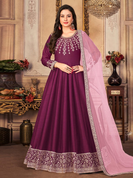  Salwar Kameez - Art Silk - Anarkali Dress