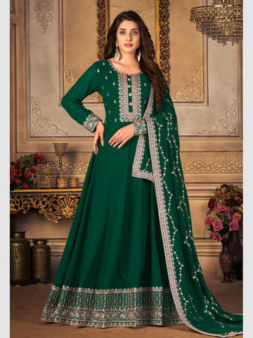 Real Georgette - Anarkali Dress Salwar Kameez - Indian Dress - C717D |  Fabricoz USA