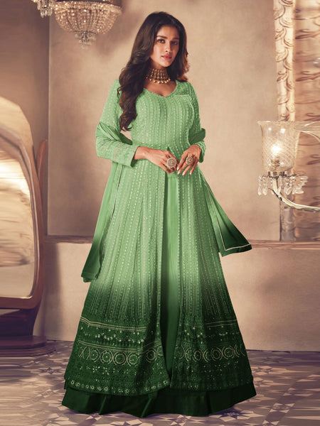  Salwar Kameez - Real Georgette - Anarkali Suit