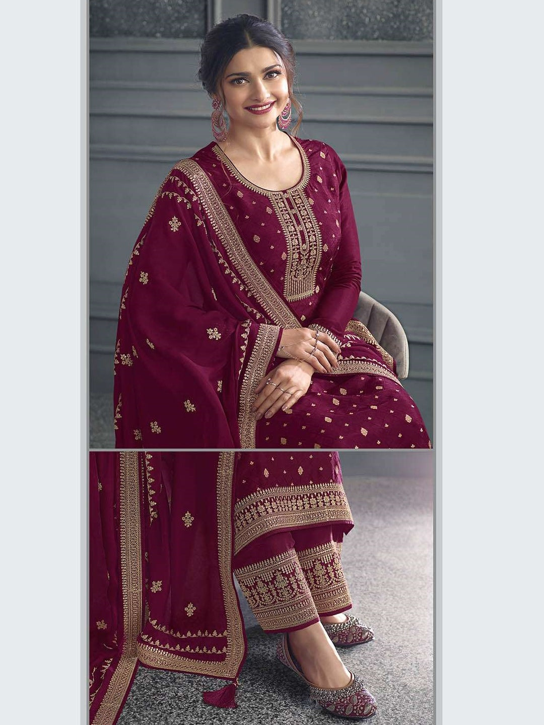 Sari Salwar Kameez Dresses Indian Dress Pink Jacquard Zari Sari Salwar Kameez Dresses Indian Dress Pink Jacquard Zari