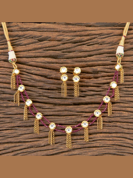 Kundan Indian Jewelry - Pure Kundan Necklace