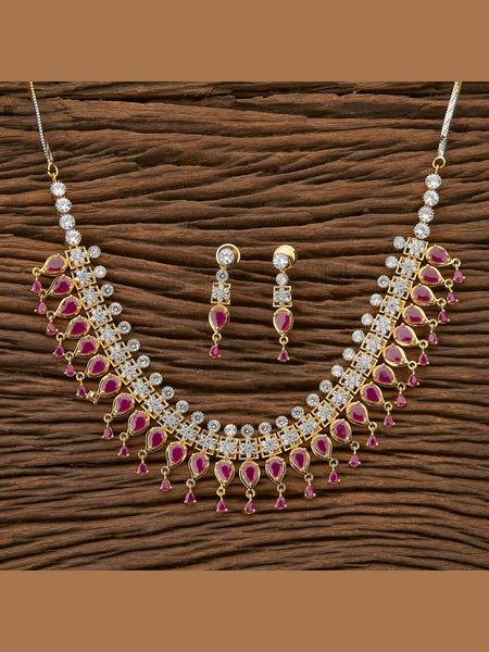 Necklace Indian Jewelry - Zirconia Necklace
