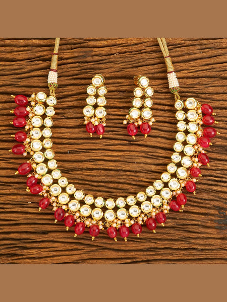 Pearl Indian Jewelry - Pure Kundan & Pearl Necklace