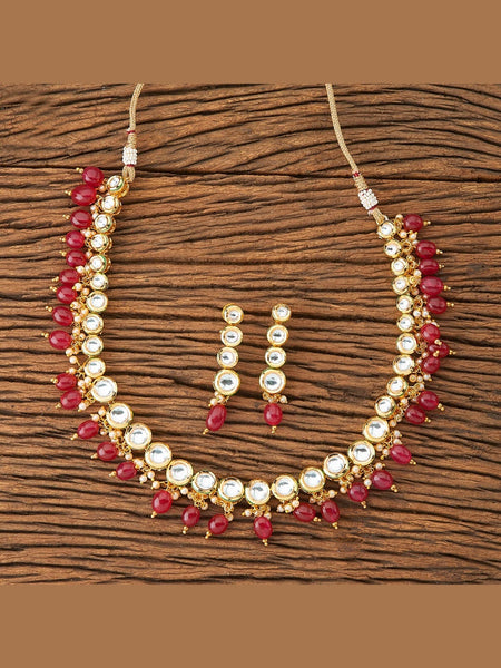 Pearl Indian Jewelry - Pure Kundan & Pearl Necklace