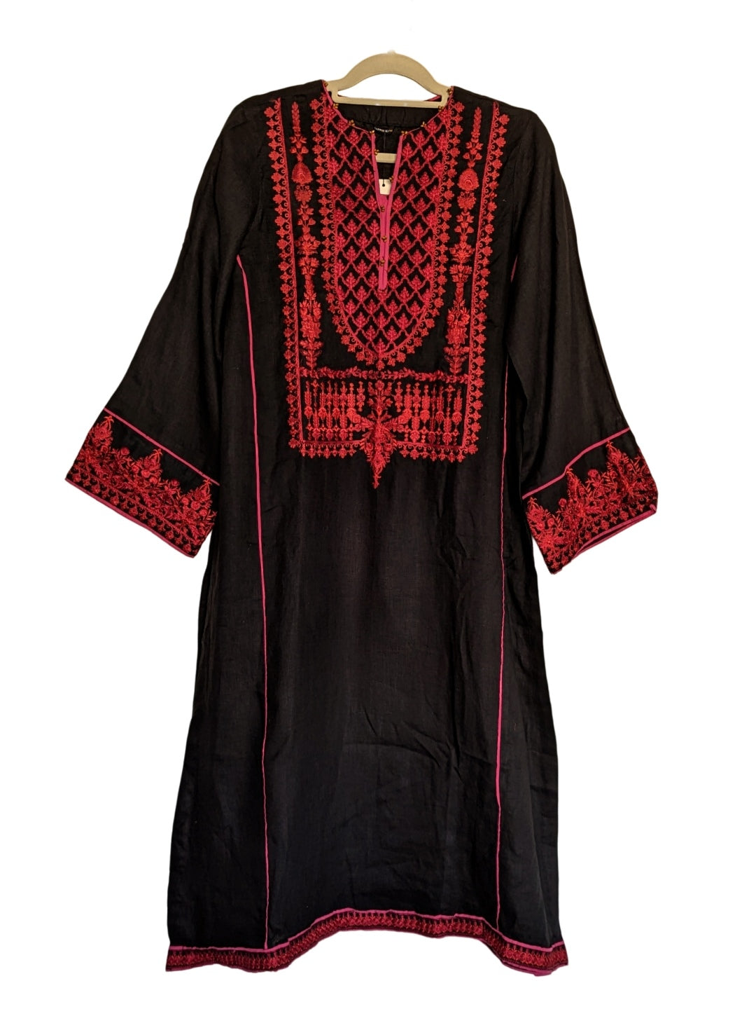 Embroidery on Cotton Lawn Dress - Pakistani Dress - K108D1 | Fabricoz USA