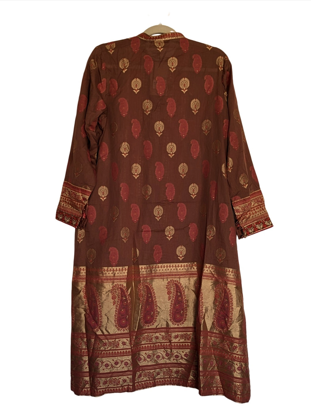 Embroidery on Lawn Dress - Pakistani Dress - K110B1 | Fabricoz USA