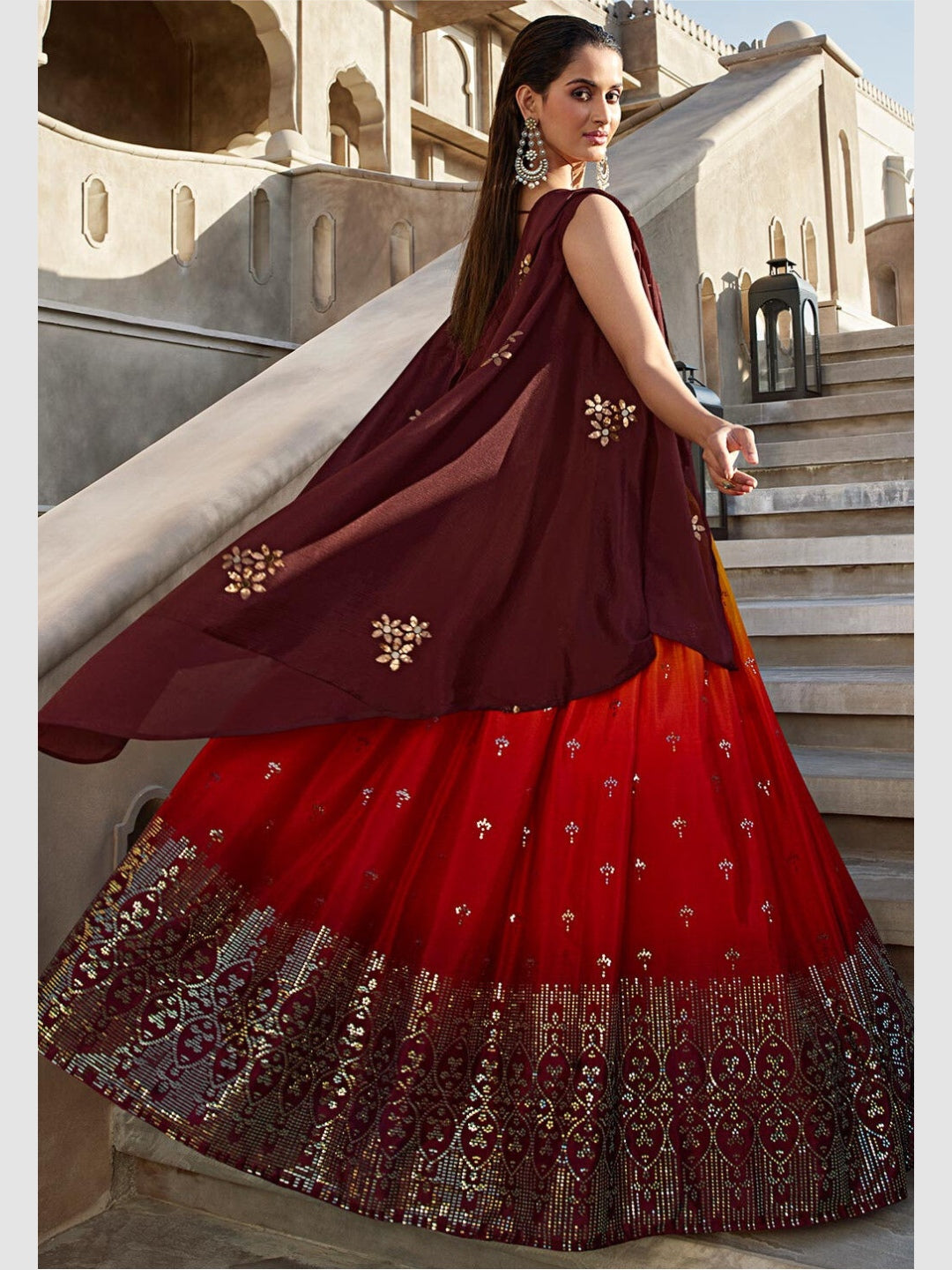 mirror work party wear dresses Palazzo Suits for Festive Wear tagged "Mirror Work" HATKE BRIDE